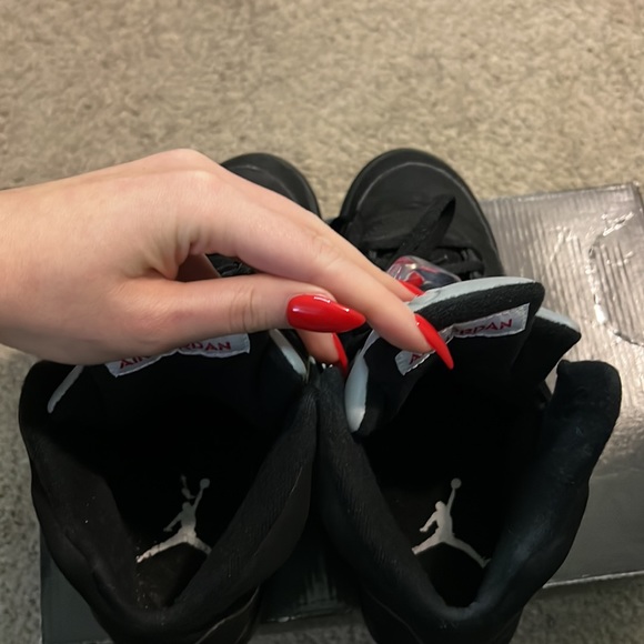 ‘07 Jordan Black Metallic 5 size 5Y (6.5 womens) - Picture 4 of 5